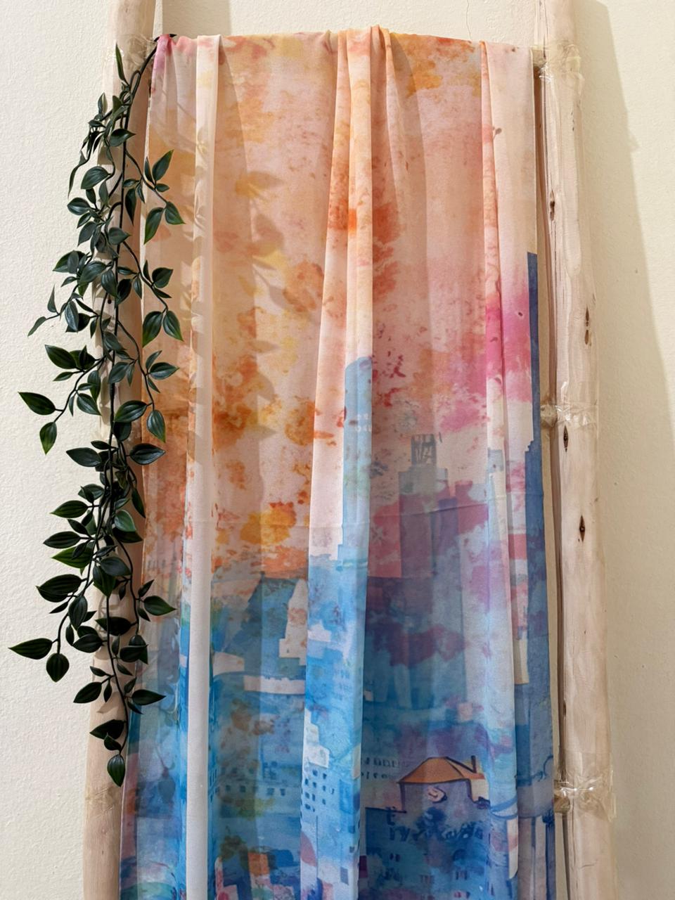 شال صيفي بلمسة أناقة وانتعاش